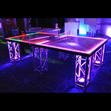 Black Light Ping Pong Table