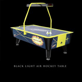 Blacklight Air Hockey